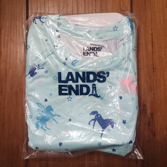 Lands End - Girls Thermal Base Layer Pajamas Shirt & Pants Size Large NWT - Picture 5 of 8